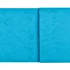 Protege-cahier exacompta carte lustree 265gr 24x32cm coloris bleu