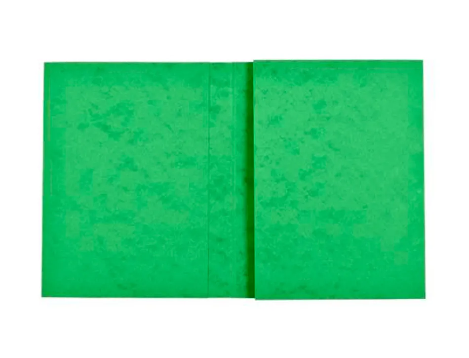 Protege-cahier exacompta carte lustree 225gr 17x22cm coloris vert lot 10 unites