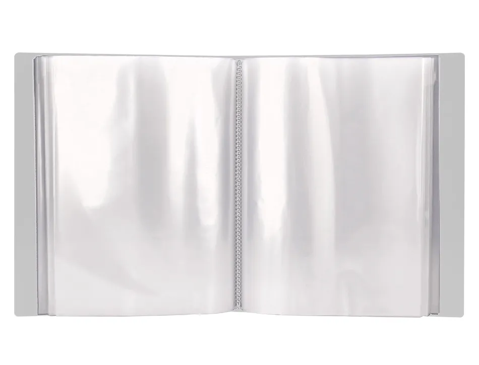 Protege-docs liderpapel kangourou personnalisable polypro 40 pochettes fixes a4 210x297mm transparent