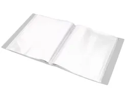 Protege-docs liderpapel kangourou personnalisable polypro 40 pochettes fixes a4 210x297mm transparent