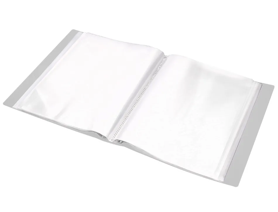 Protege-docs liderpapel kangourou personnalisable polypro 40 pochettes fixes a4 210x297mm transparent