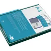 Protege-docs liderpapel kangourou personnalisable polypro 40 pochettes fixes a4 210x297mm vert translucide