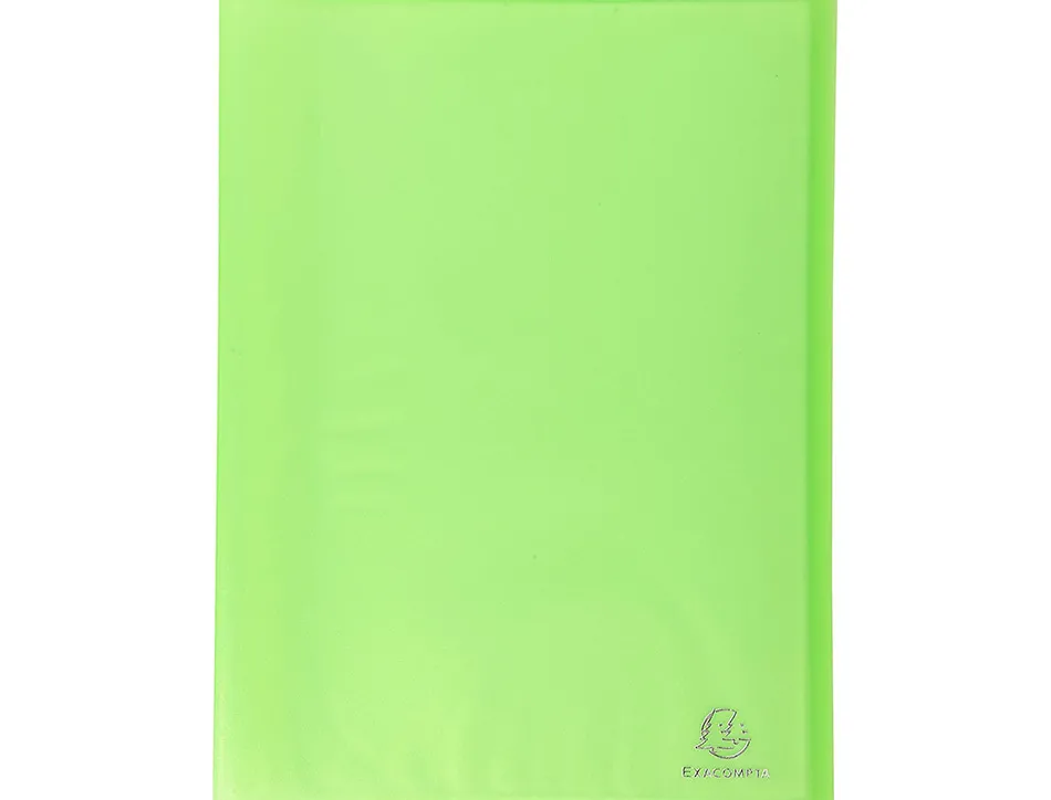 Protege-documents exacompta chromaline a4 polypropylene semi rigide couverture souple 30 pochettes 60 vues assortis