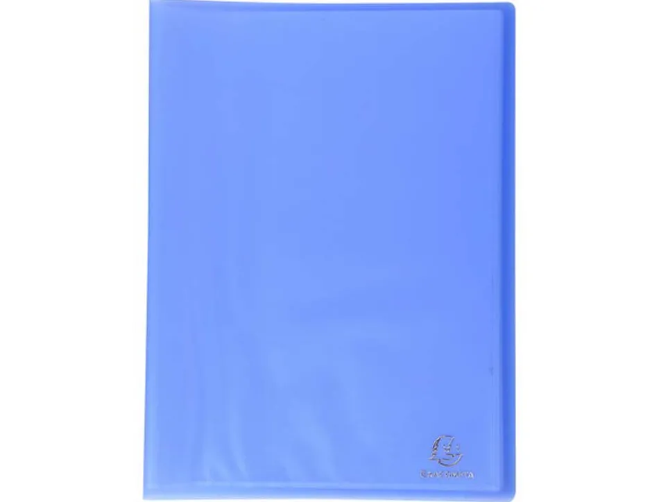 Protege-documents exacompta chromaline a4 polypropylene semi rigide couverture souple 30 pochettes 60 vues assortis