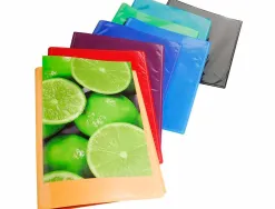 Protege-documents exacompta kreacover chromaline polypropylene semi-rigide 24x32cm 40 vues coloris