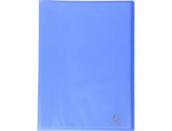Protege-documents exacompta chromaline a4 polypropylene semi rigide couverture souple 40 pochettes 80 vues assortis