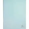 Protege-documents exacompta aquarel polypropylene semi-rigide 30 pochettes 60 vues assortis bleu corail