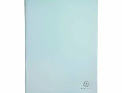 Protege-documents exacompta aquarel polypropylene semi-rigide 30 pochettes 60 vues assortis bleu corail