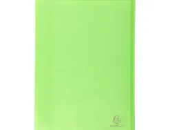 Protege-documents exacompta chromaline a4 polypropylene semi rigide couverture souple 20 pochettes 40 vues assortis