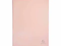 Protege-documents exacompta aquarel polypropylene semi-rigide 40 pochettes 80 vues assortis bleu corail