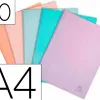 Protege-documents exacompta aquarel polypropylene semi-rigide 60 pochettes 120 vues