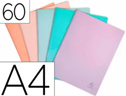 Protege-documents exacompta aquarel polypropylene semi-rigide 60 pochettes 120 vues