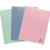 Protege-documents exacompta autentik a4 pp recycle semi-rigide 40 vues coloris assortis
