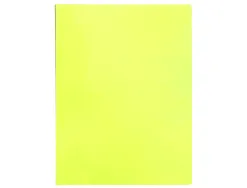 Protege-documents liderpapel polypropylene couverture flexible 10 pochettes fixes a4 210x297mm jaune fluo