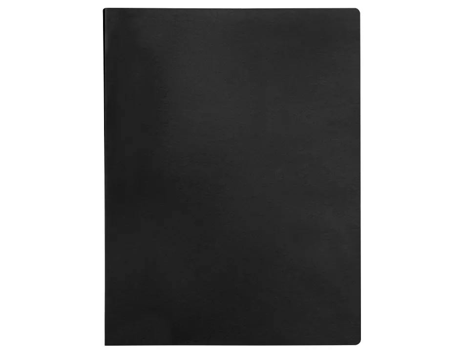 Protege-documents liderpapel polypropylene couverture flexible 60 pochettes fixes a4 220x297mm noir opaque