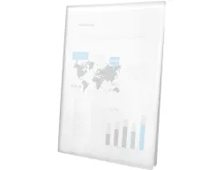 Protege-documents liderpapel polypropylene couverture flexible 80 pochettes fixes a4 220x297mm transparent