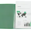 Protege-documents liderpapel personnalisable kangourou polypropylene 60 pochettes fixes a4 coloris vert