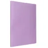 Protege-documents liderpapel polypropylene couverture flexible 30 pochettes fixes a4 220x297mm lavande opaque