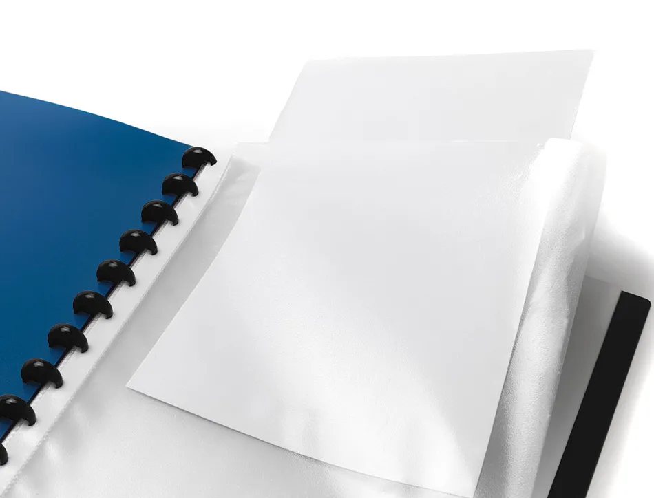 Protege-documents liderpapel personnalisable kangourou 40 pochettes amovibles 5 intercalaires a4 vert
