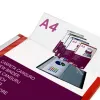 Protege-documents liderpapel personnalisable kangourou polypropylene 30 pochettes fixes a4 coloris rouge