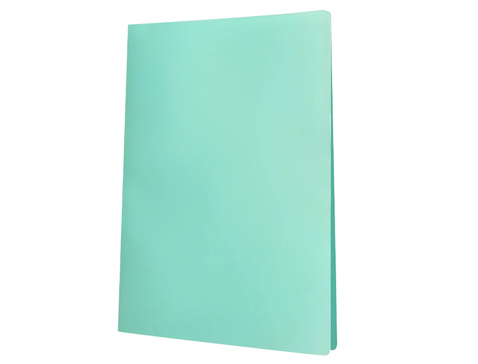 Protege-documents liderpapel polypropylene couverture flexible 20 pochettes fixes a4 210x297mm vert pomme