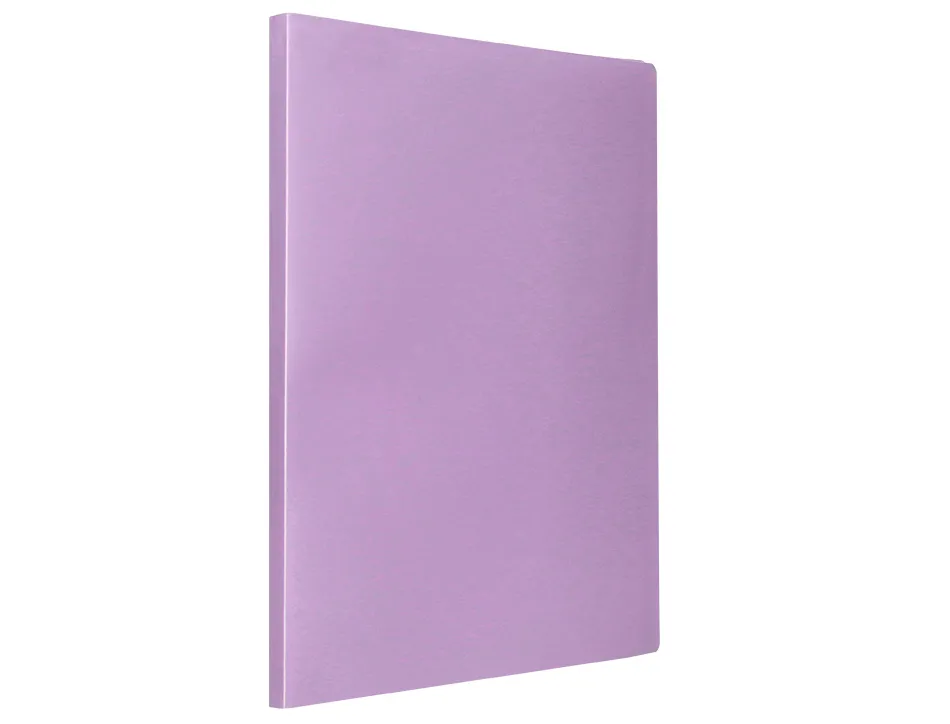 Protege-documents liderpapel polypropylene couverture flexible 60 pochettes fixes a4 220x297mm lavande opaque