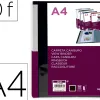 Protege-documents liderpapel personnalisable kangourou polypropylene 10 pochettes fixes a4 coloris noir opaque