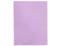 Protege-documents liderpapel polypropylene couverture flexible 40 pochettes fixes a4 220x297mm lavande opaque
