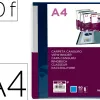 Protege-documents liderpapel personnalisable kangourou polypropylene 60 pochettes fixes a4 coloris bleu