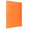 Protege-documents liderpapel polypropylene couverture flexible 10 pochettes fixes a4 210x297mm orange fluo