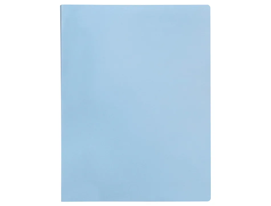 Protege-documents liderpapel polypropylene couverture flexible 20 pochettes fixes a4 210x297mm bleu ciel opaque