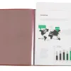 Protege-documents liderpapel personnalisable kangourou polypropylene 10 pochettes fixes a4 coloris rouge