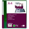 Protege-documents liderpapel personnalisable kangourou polypropylene 80 pochettes fixes a4 coloris vert