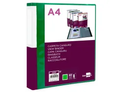 Protege-documents liderpapel personnalisable kangourou polypropylene 80 pochettes fixes a4 coloris vert