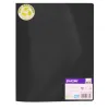 Protege-documents office plast eco green recycle 60 vues qualite pp 40 microns graine coloris noir
