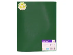 Protege-documents office plast eco green recycle 60 vues qualite pp 40 microns graine coloris vert