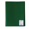 Protege-documents office plast eco green recycle 40 vues qualite pp 40 microns graine coloris vert