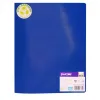Protege-documents office plast eco green recycle 60 vues qualite pp 40 microns graine coloris bleu