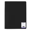 Protege-documents office plast eco green recycle 40 vues qualite pp 40 microns graine coloris noir