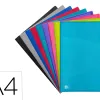 Protege-documents oxford osmose pp a4 20 pochettes 40 vues decoupe coin coloris assortis opaques/translucides