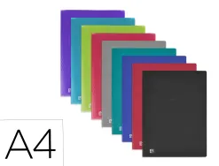 Protege-documents oxford osmose pp a4 60 pochettes 120 vues decoupe coin coloris assortis opaques/translucides