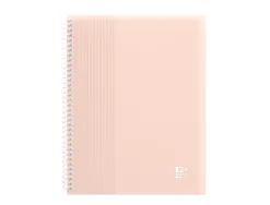 Protege-documents oxford spiral a5 40 pochettes 80 vues pp coloris assortis pastel opaque lot 15 unites