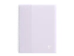 Protege-documents oxford spiral a5 40 pochettes 80 vues pp coloris assortis pastel opaque lot 15 unites