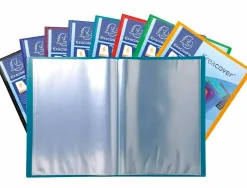 Protege-documents personnalisable exacompta kreacover polypropylene 5/10e 80 vues coloris assortis opaques