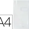 Protège-cahier elba standard pvc cristal 20/100e a4 210x297mm incolore