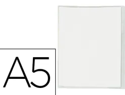Protège-cahier elba standard pvc cristal 20/100e rabat format écolier 170x220mm incolore
