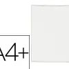 Protège-cahier elba standard pvc cristal 20/100e rabat a4+ 240x320mm incolore