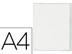 Protège-cahier elba standard pvc cristal 20/100e rabat a4 210x297mm incolore