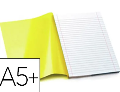 Protège-cahier riplast avec rabat bande adhésive a5+ 170x220mm paquet 20 unités