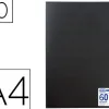 Protège-documents elba memphis polypropylène couverture semi-rigide 30 pochettes 60 vues a4 210x297mm coloris noir